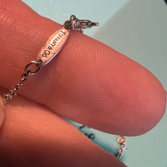 Tiffany & Co. Elsa Peretti large heart necklace with chain 16 inches. - Picture 7 of 7